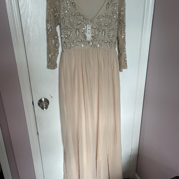 NWT Anthropologie BHLDN Aidan Mattox Giada Dress Size US 6 NWT $450 - Picture 2 of 4